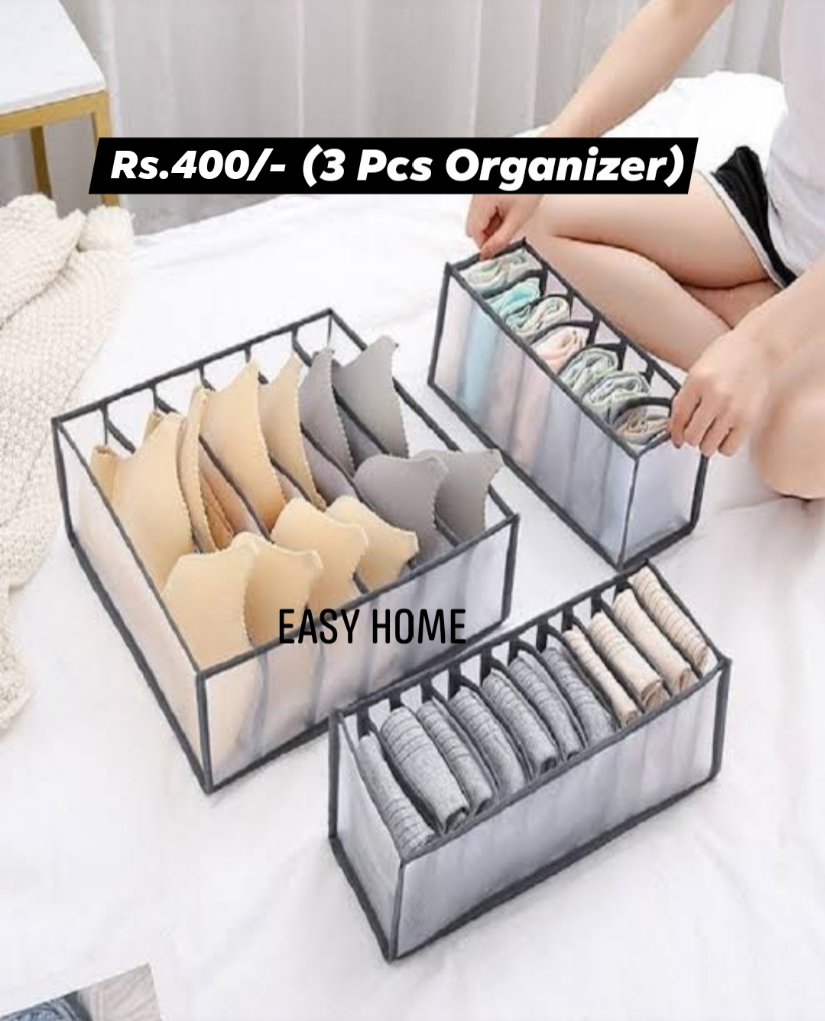Undergarments Organizer 3 Pcs Set