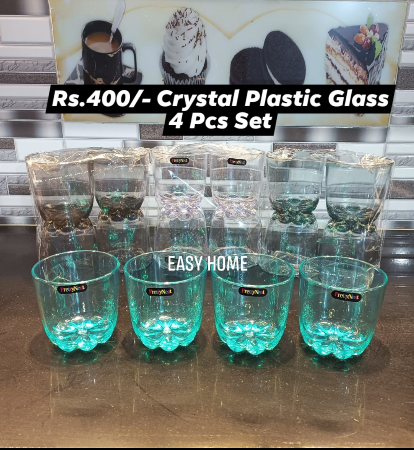Crystal Plastic Glass