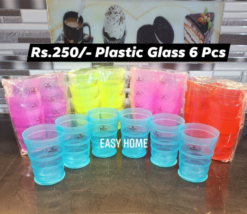 Plastic Glass 6 Pcs Set