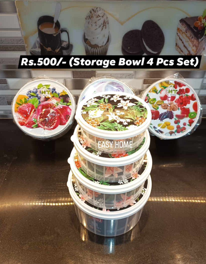Storage Round Bowl Set