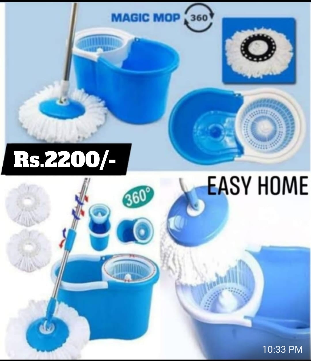 Plastic Spin Mop