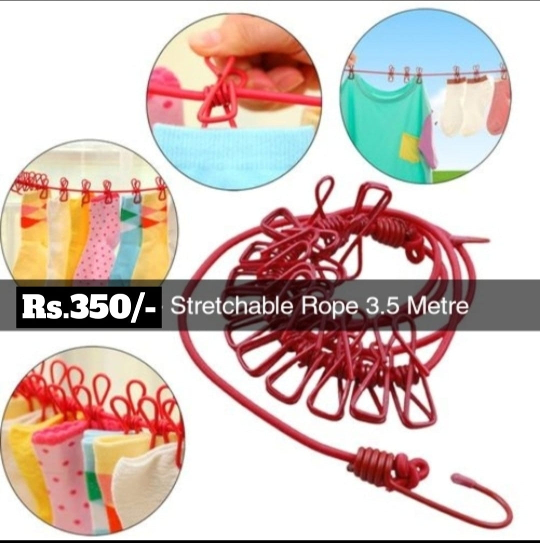 Stretchable Clips Rope