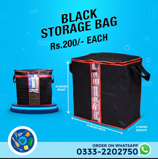Black Storage Bag