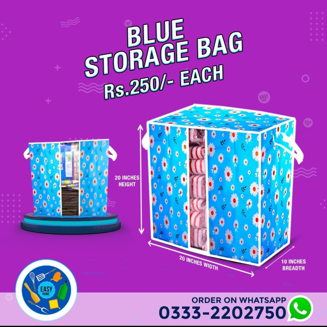 Blue Storage Bag