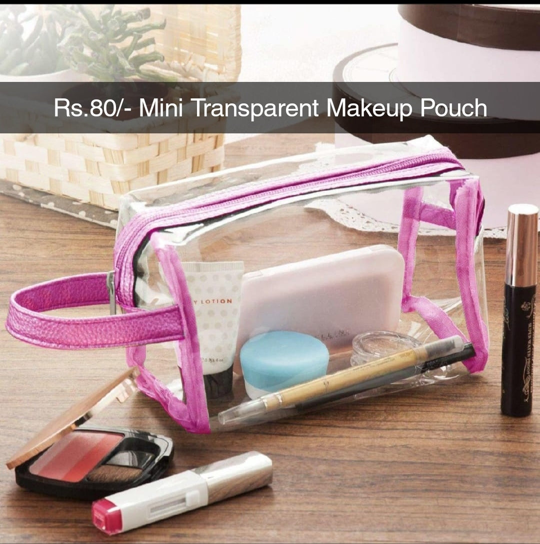 Mini Transparent Makeup Pouch