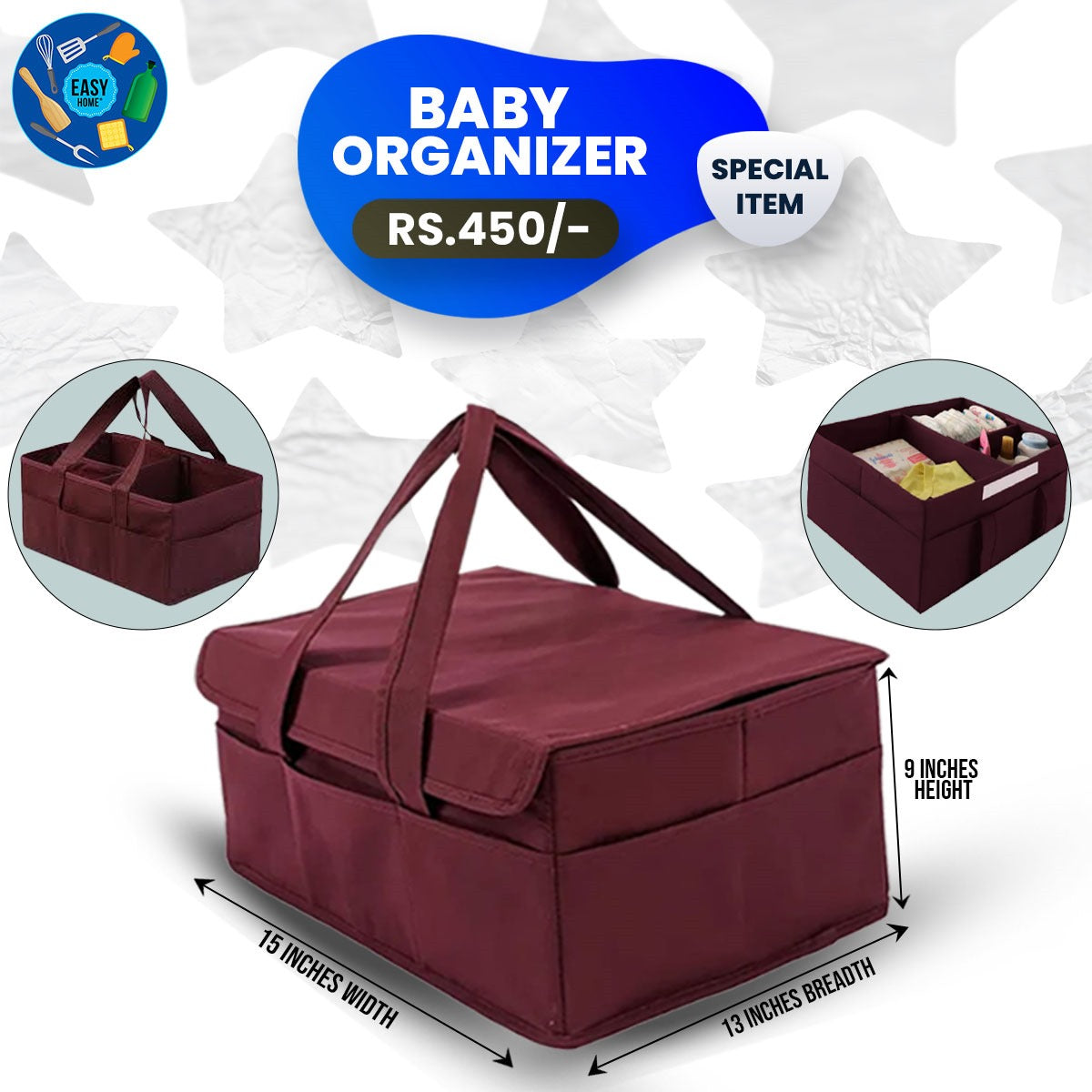 Baby Organizer With Lid