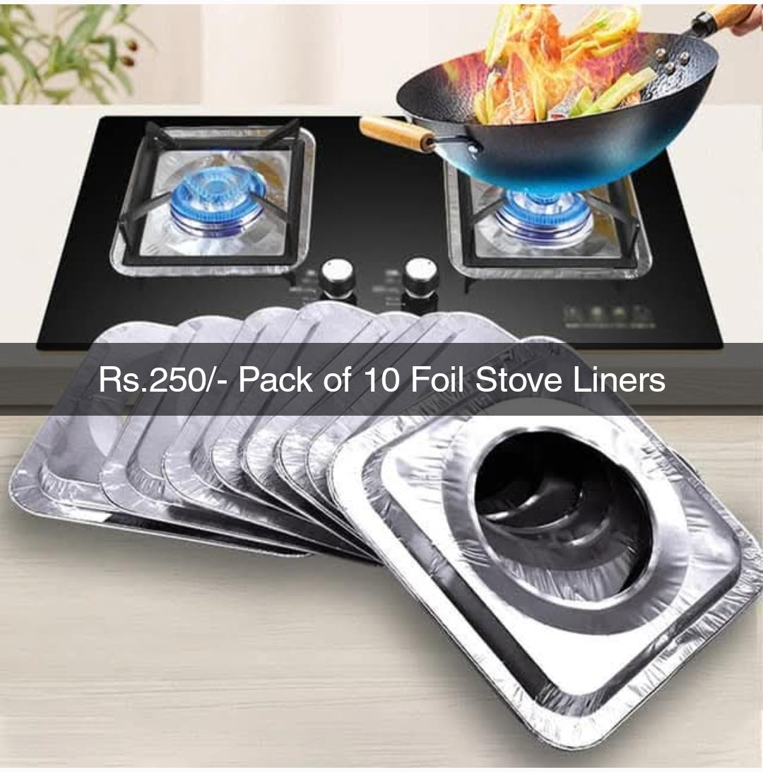 Square Stove Foil Liner