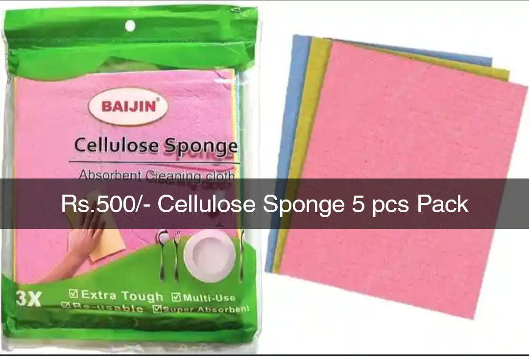 Cellulose Sponge Pack