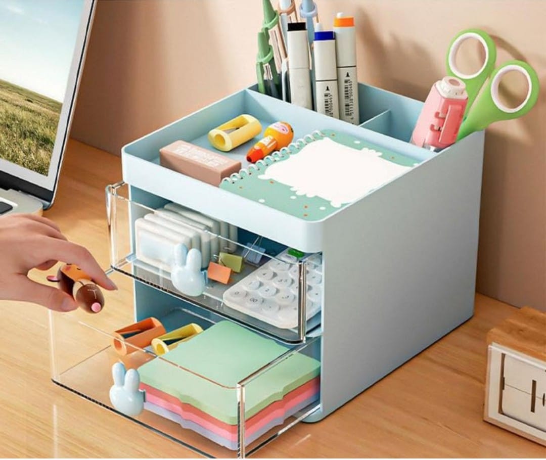 Multipurpose Desk Storage Box