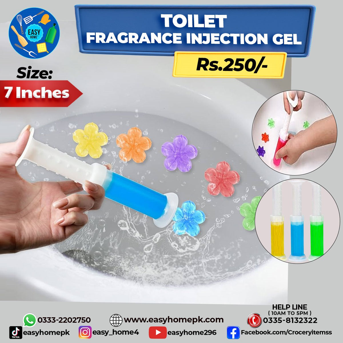 Toilet Fragrance Injection Gel