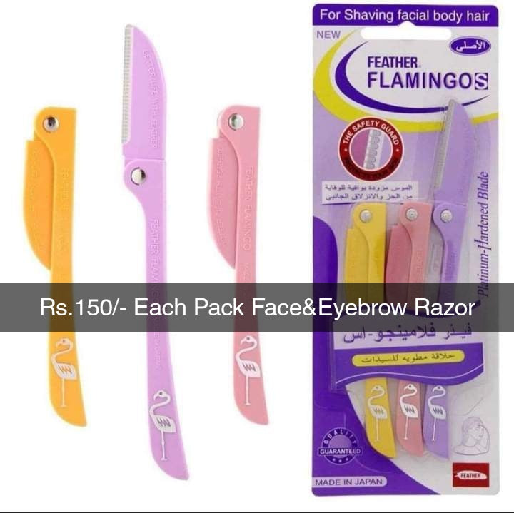 Face & Eyebrow Razor Pack