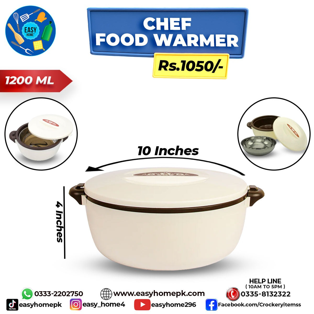 Chef Food Warmer