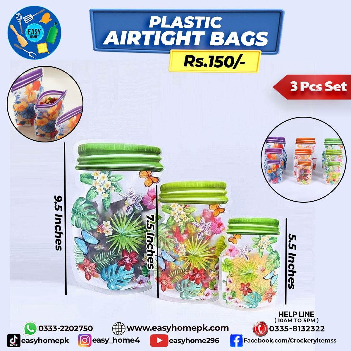 Plastic AirTight Bags
