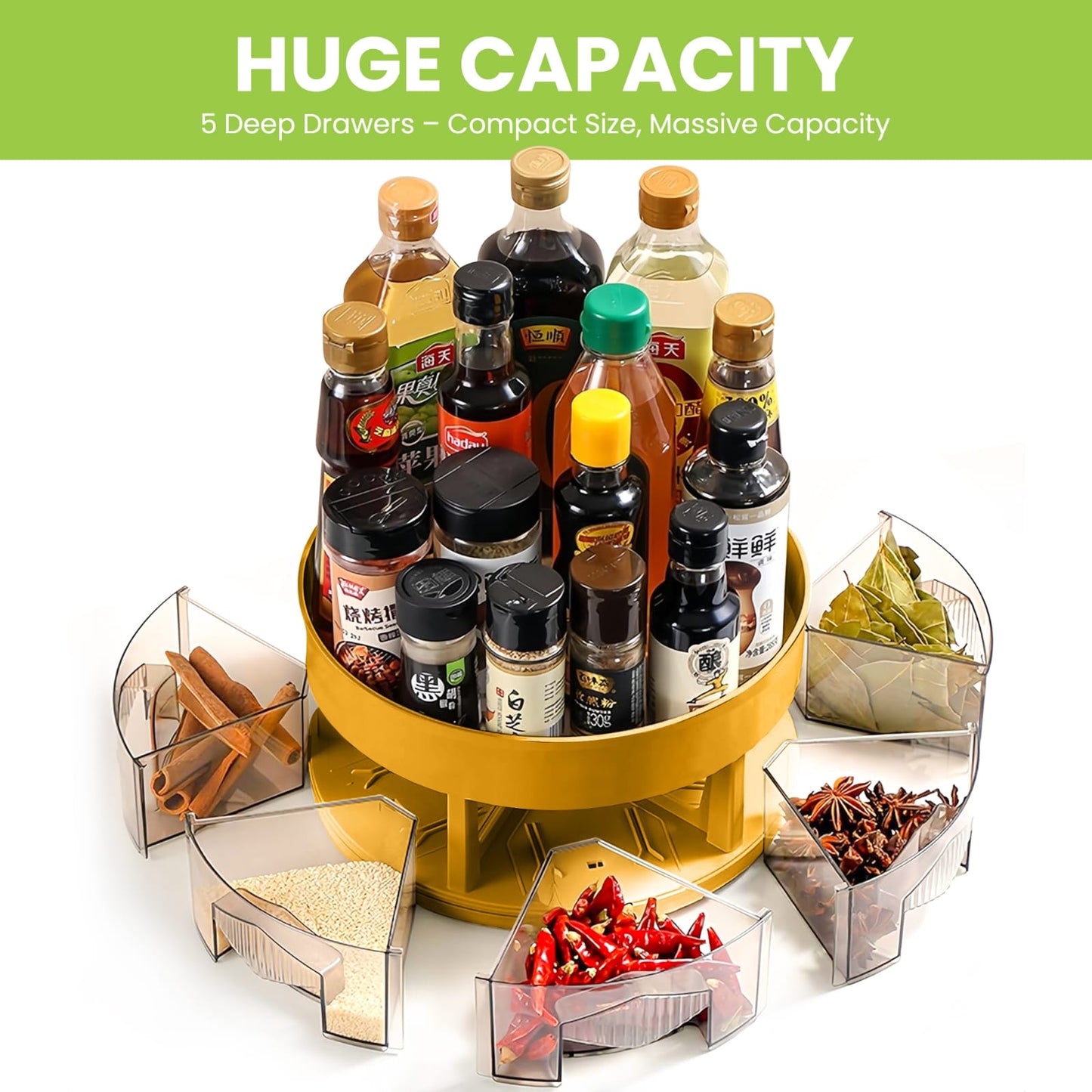 Rotateable Tray With Masala Box