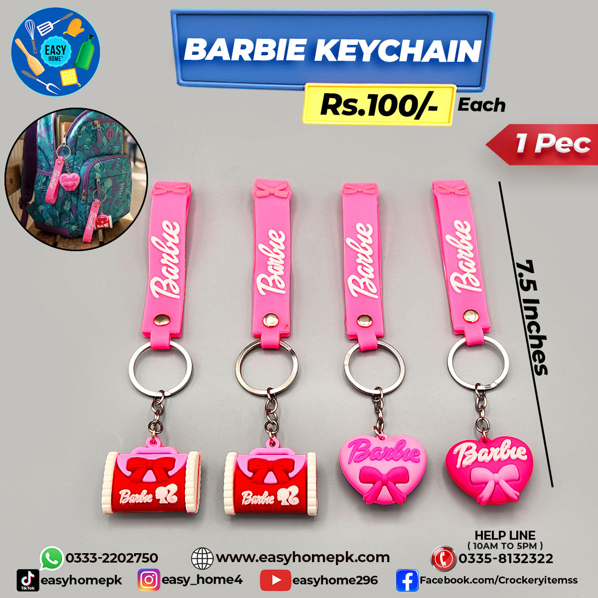 Barbie Keychain