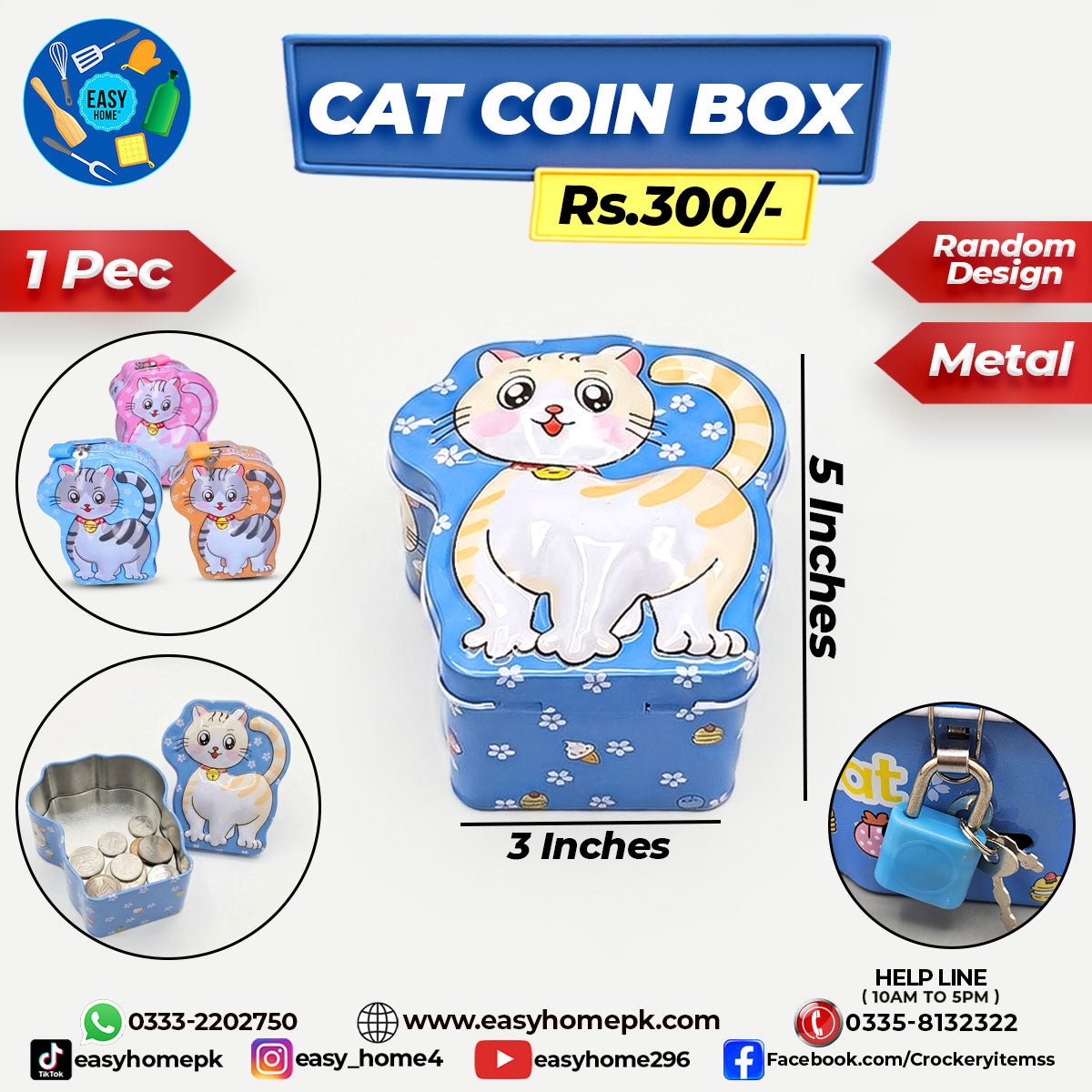 Cat Coin Box