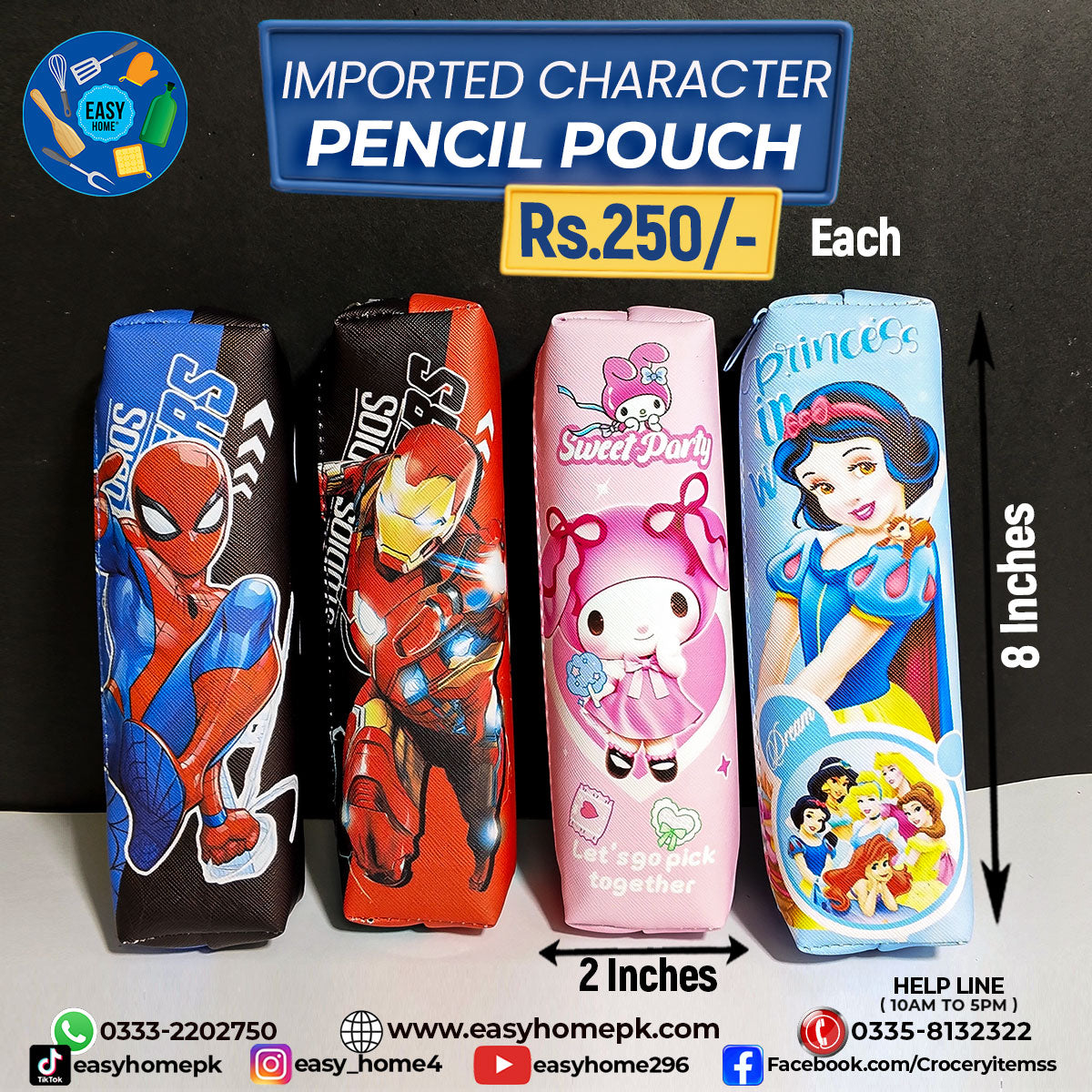 Imported Character Pencil Pouch