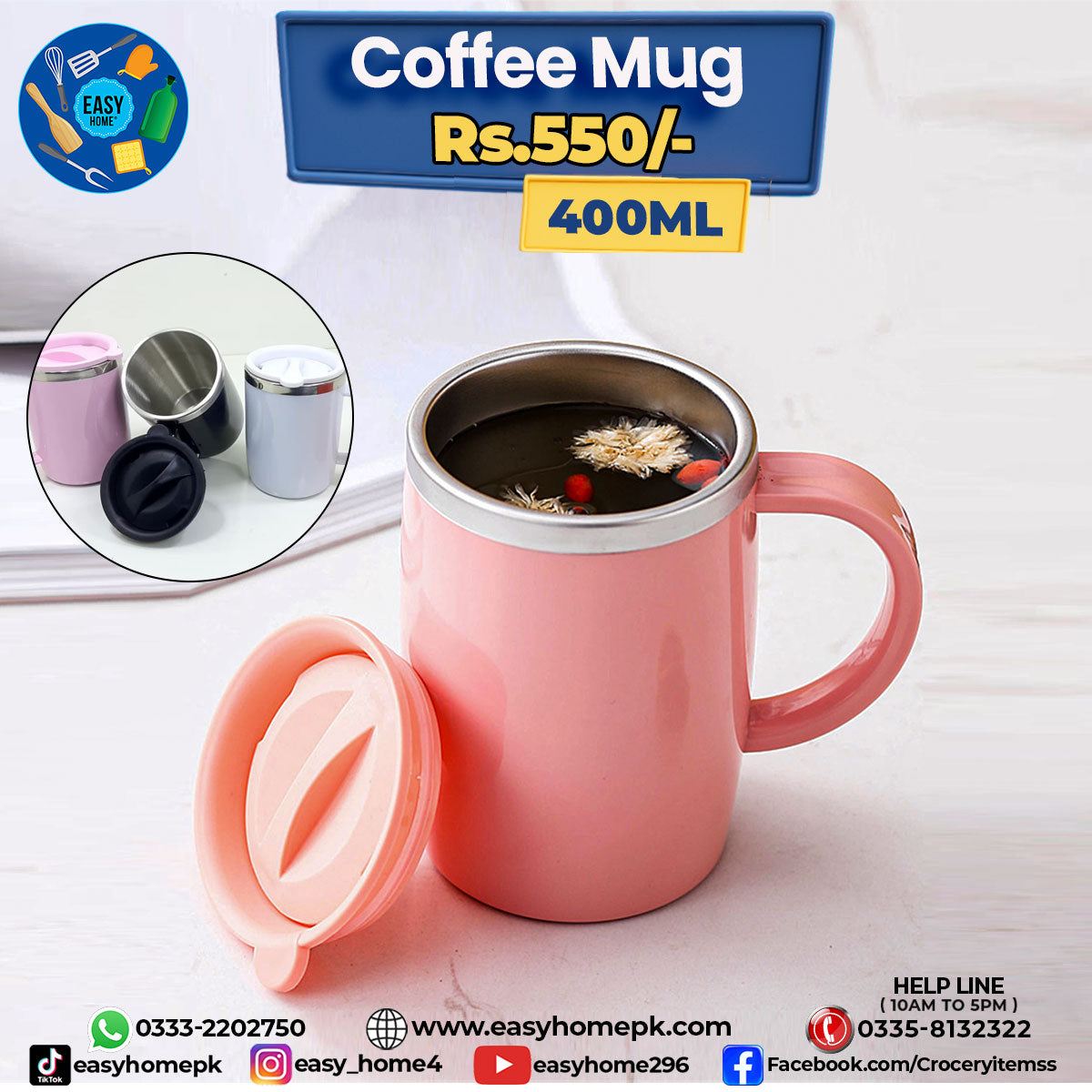 Steel Coffee Mug
