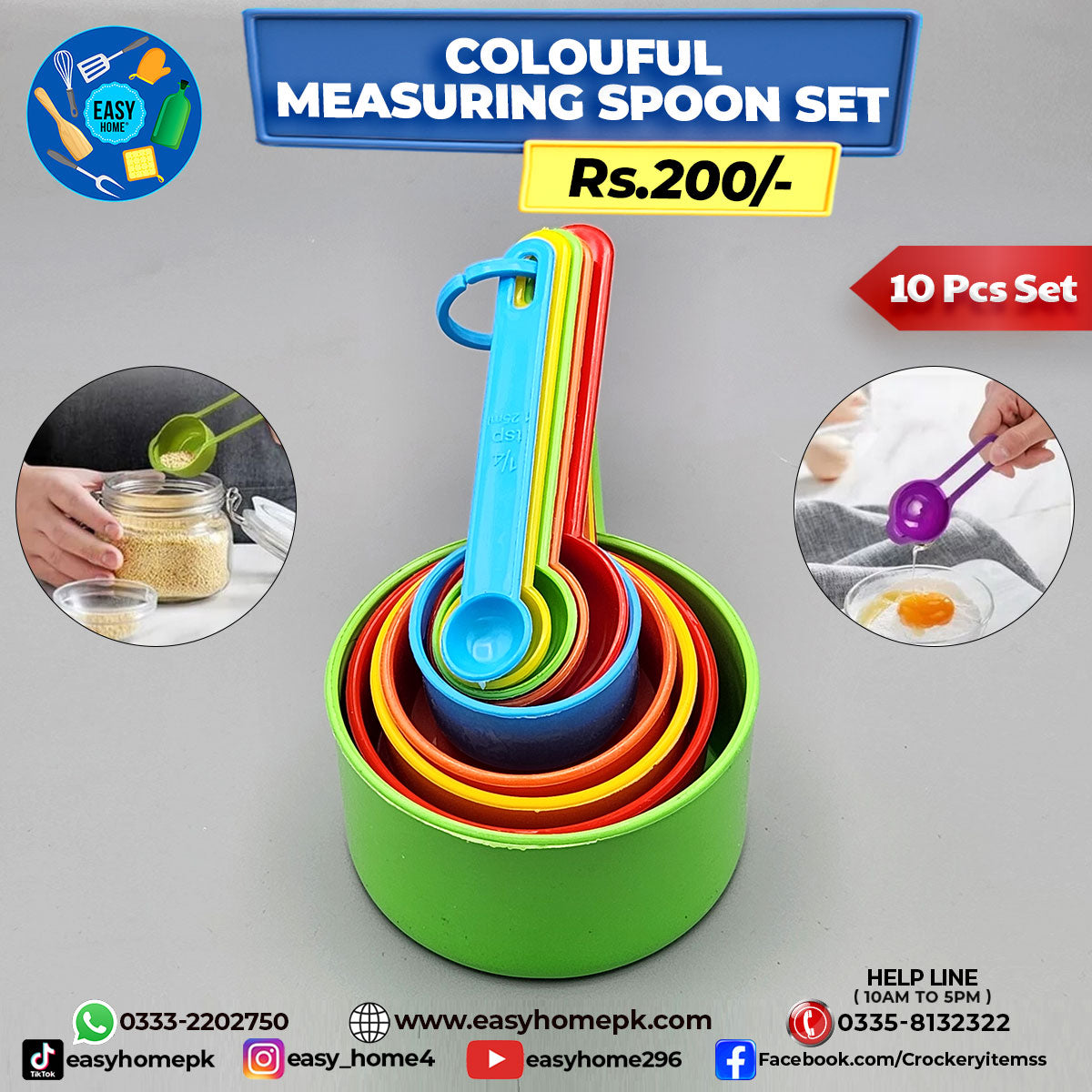 Colorful Measuring Spoon Set
