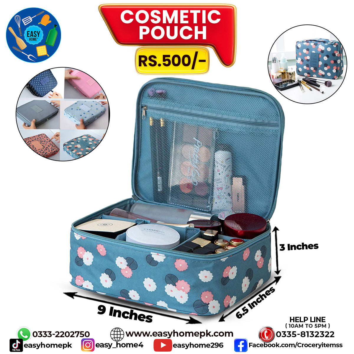 Cosmetic Pouch / Traveling Pouch