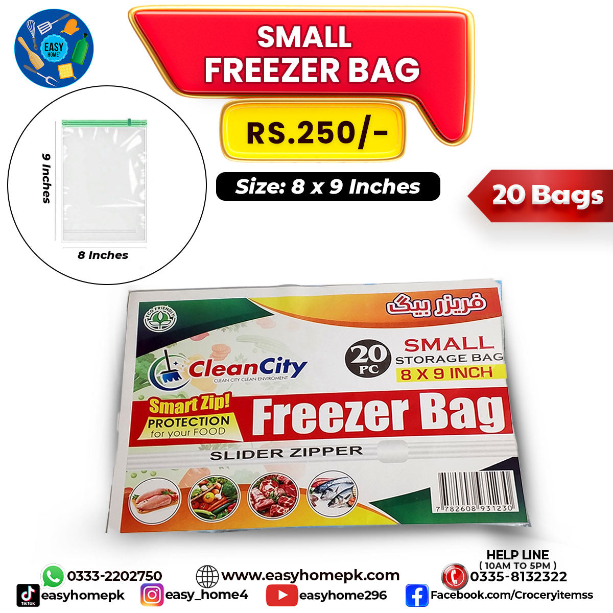 Freezer Bags-Small