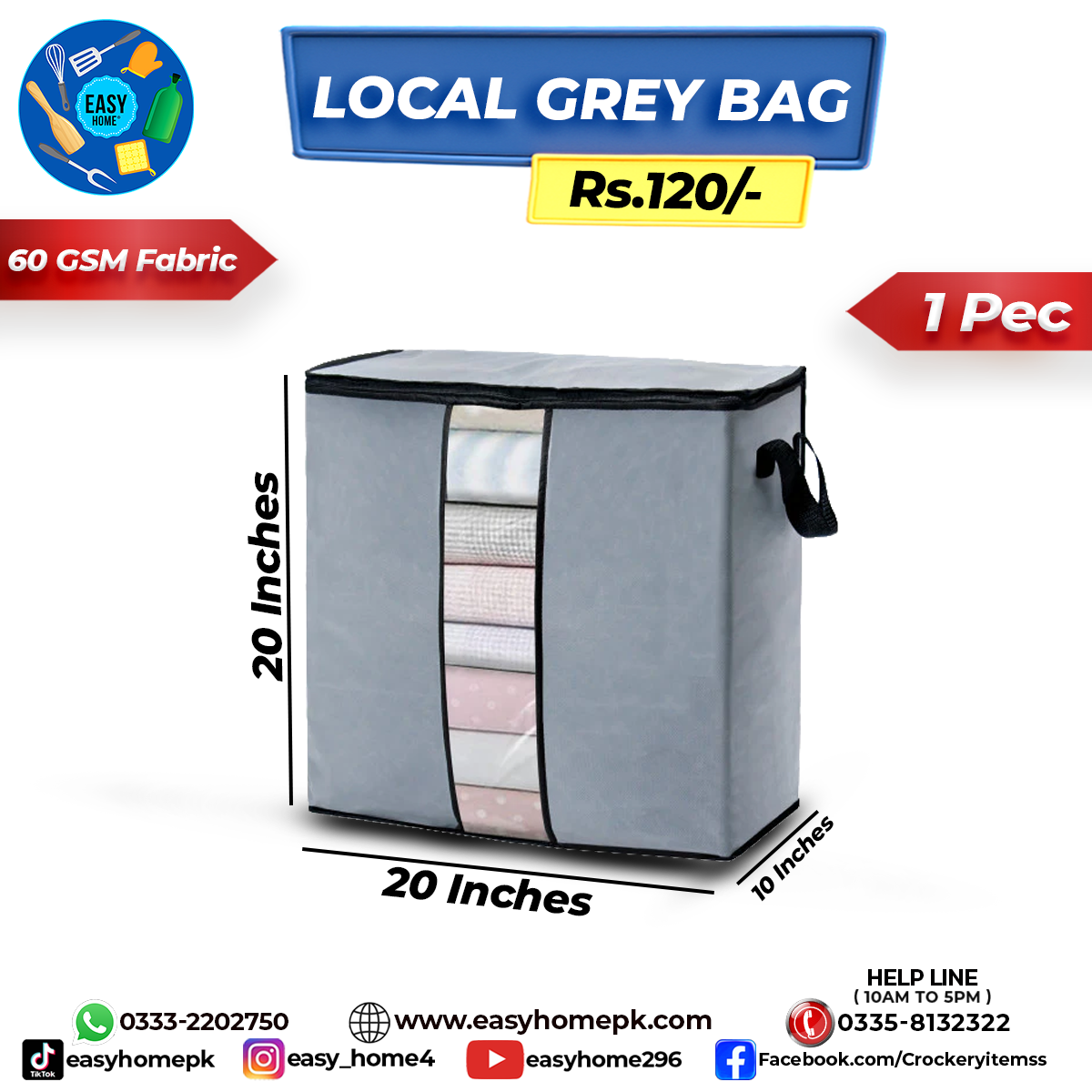 Grey Bag - Local