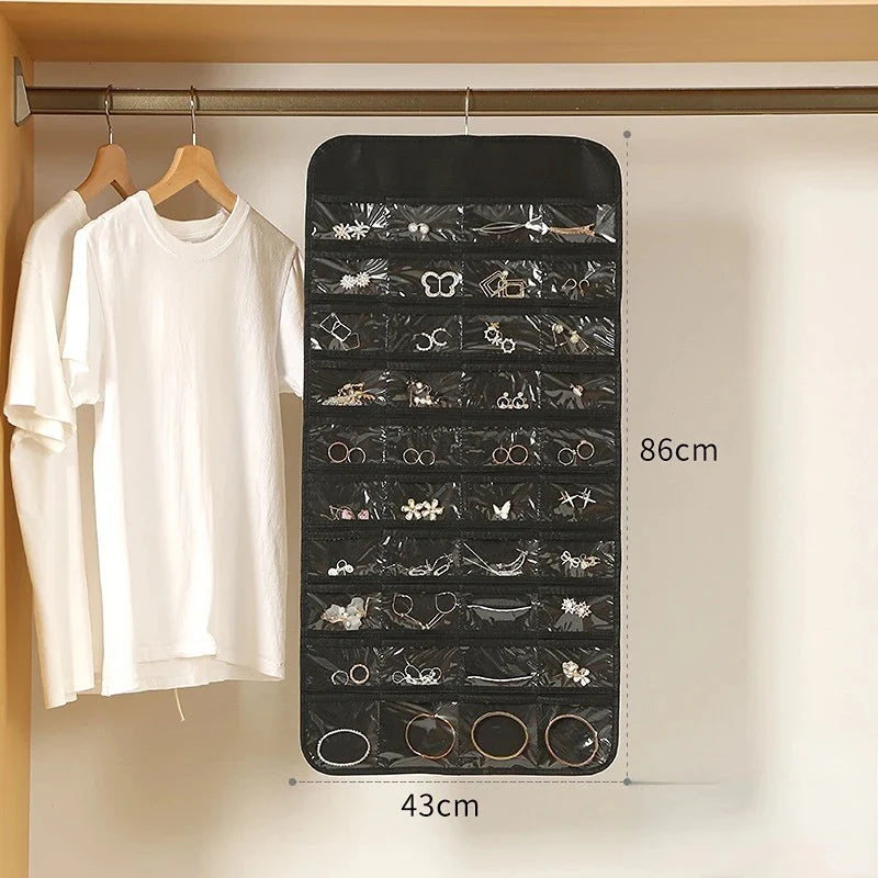 80 Pockets Jewelry Holder