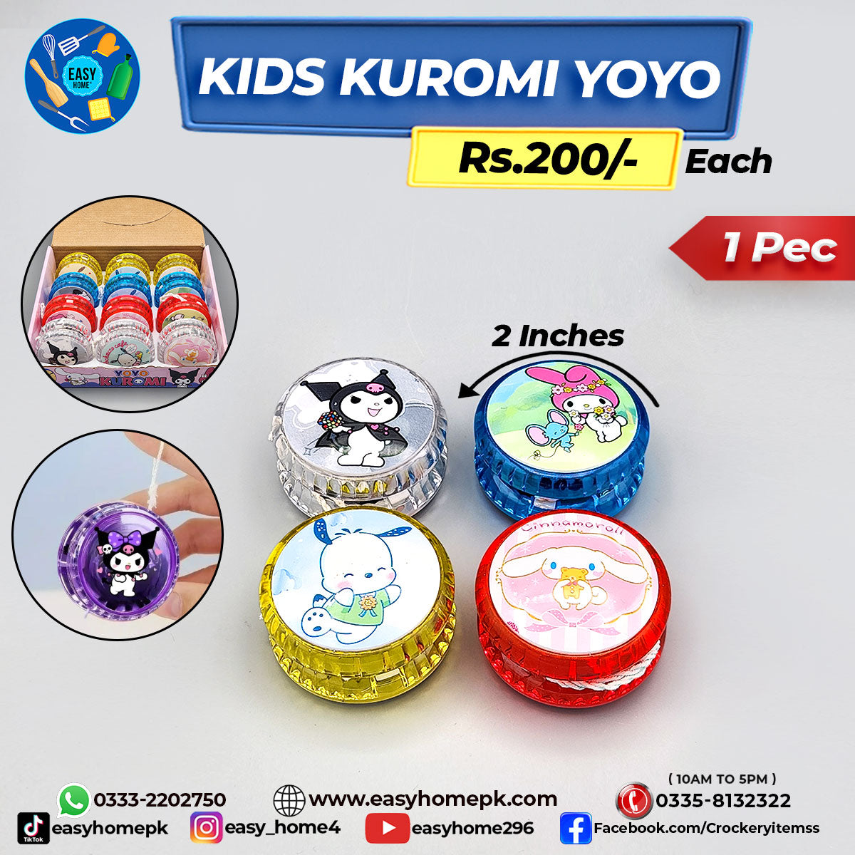 Kids Kuromi Yoyo