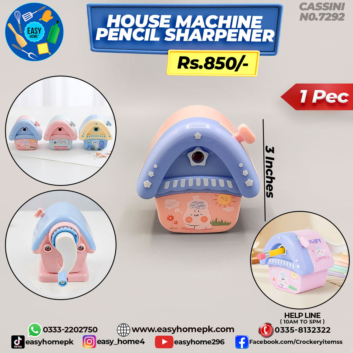 House Machine Pencil Sharpener