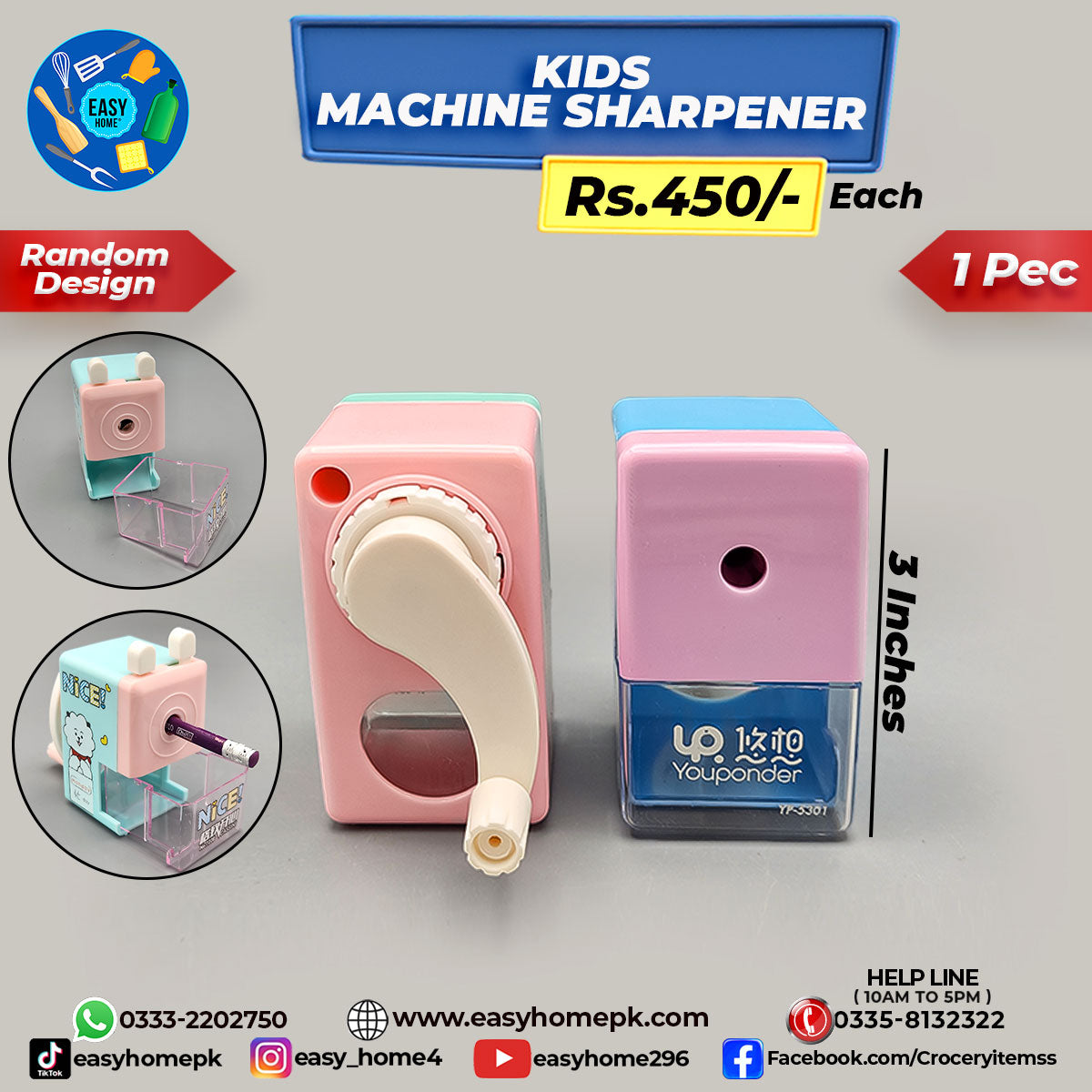 Kids machine Sharpener