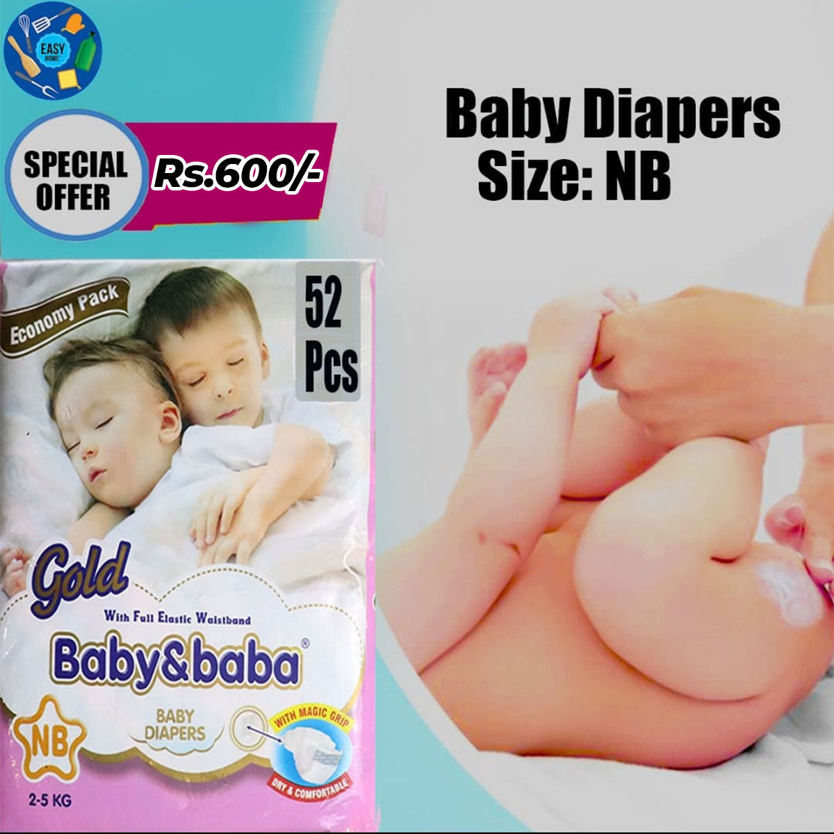 Kids Diapers - New Born