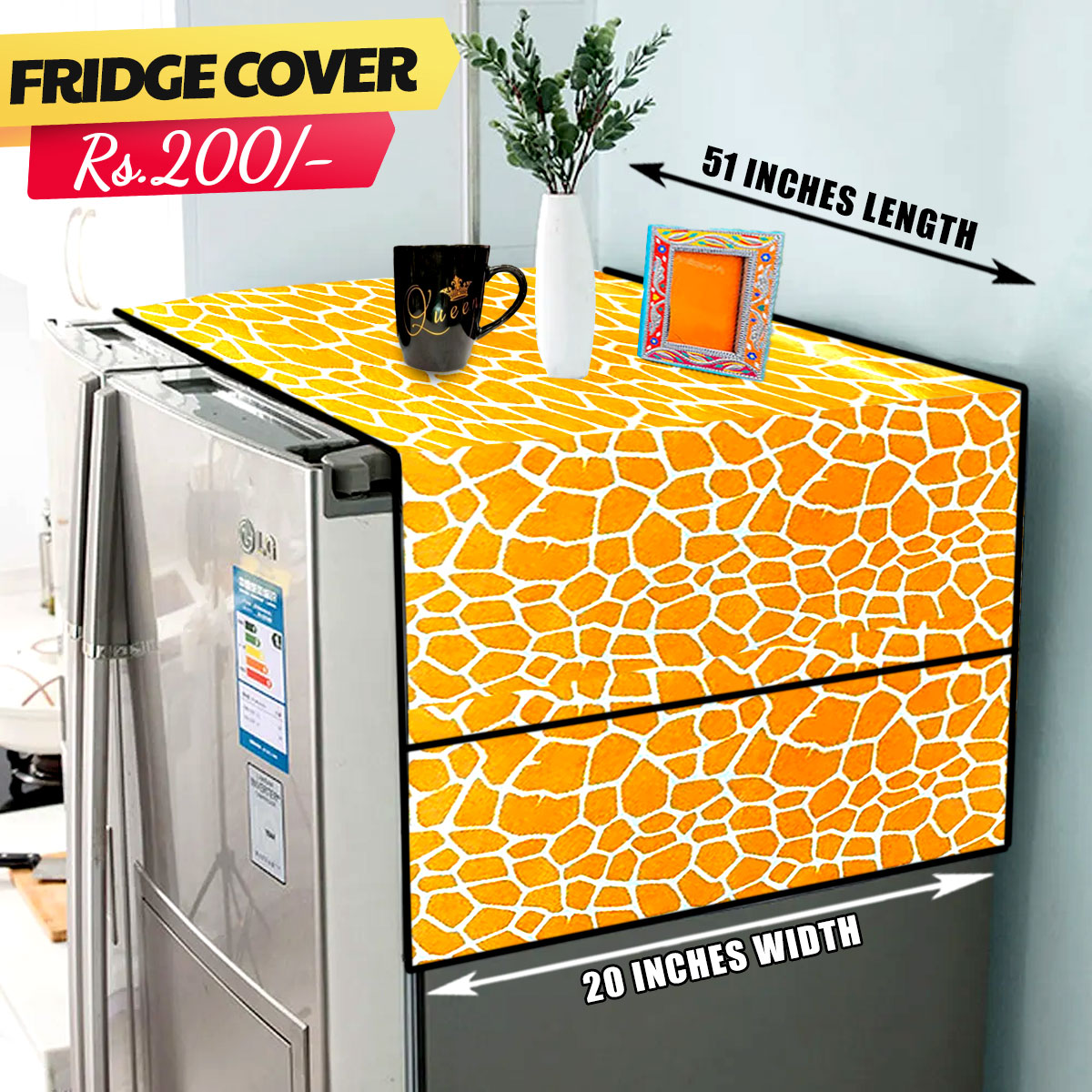 Fridge Cover - Orange