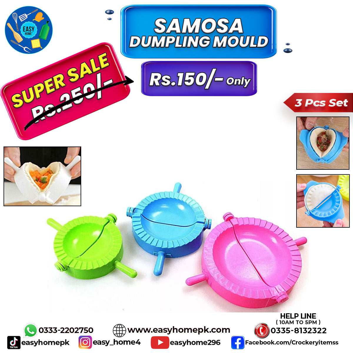 Samosa Mould Set