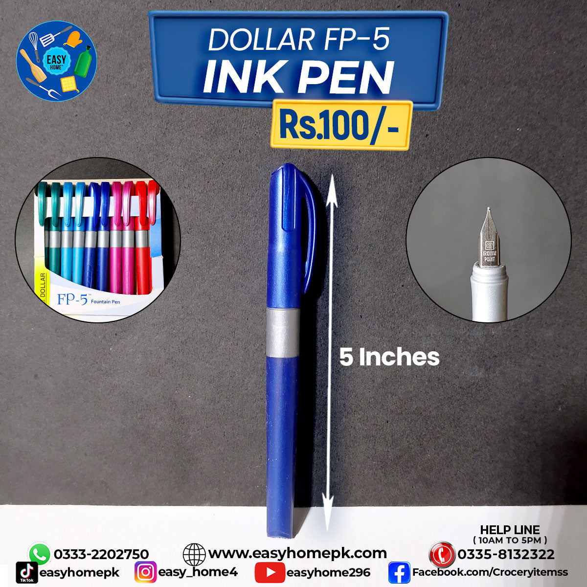 Dollar FP - 5 Ink Pen