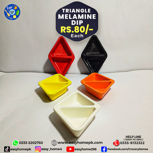 Melamine Triangle dips