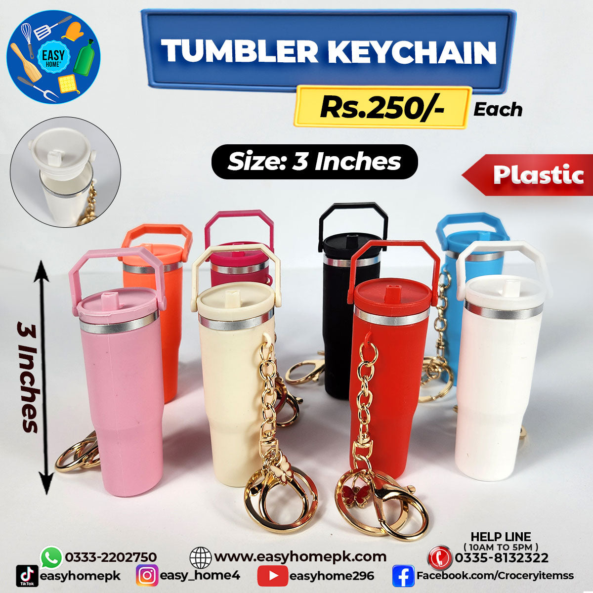 Tumbler Keychain