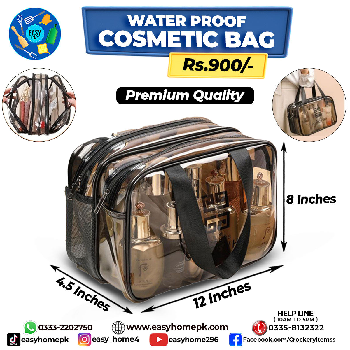 Water Proof Cosmetic Bag