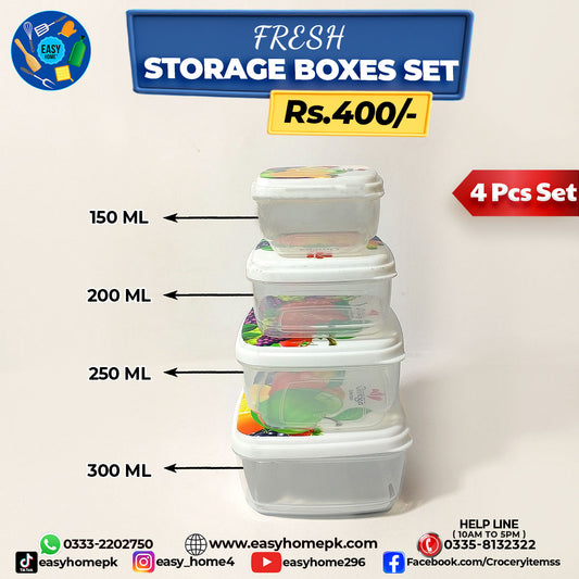 Fresh Food Box Set - 4 In 1