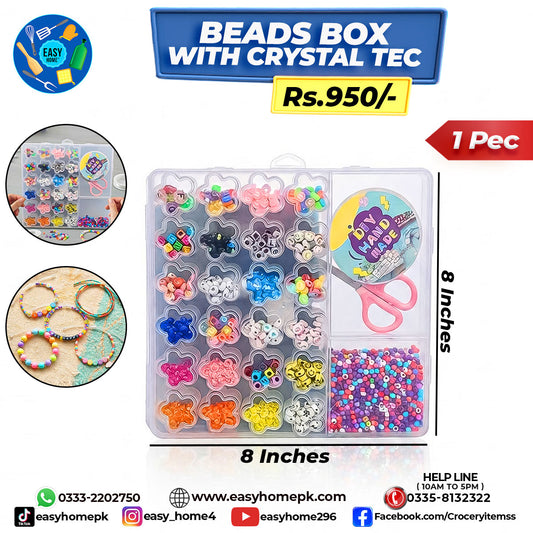 Beads Box With Crystal Tec