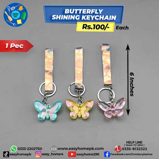 Butterfly Shining Keychain