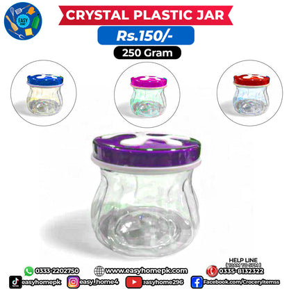 Crystal Plastic Jar / Spice Jar