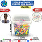 Girls Colorful Rubber Hair Bands