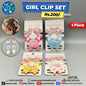 Girls Hair Clip Set