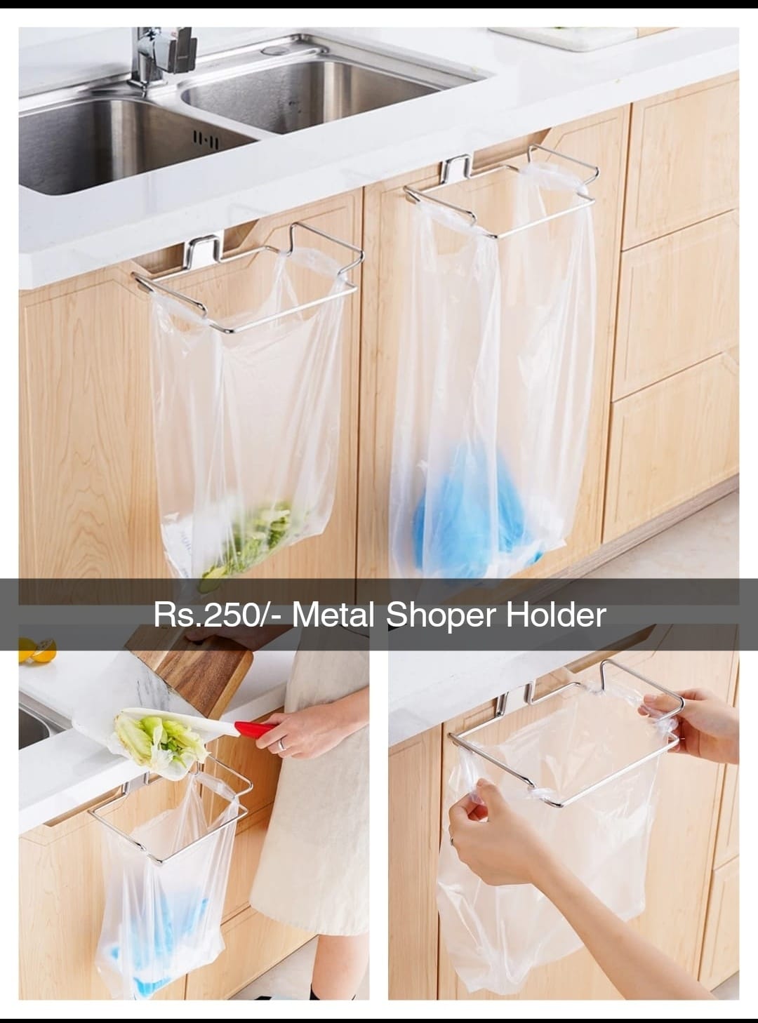Metal Shopper Holder