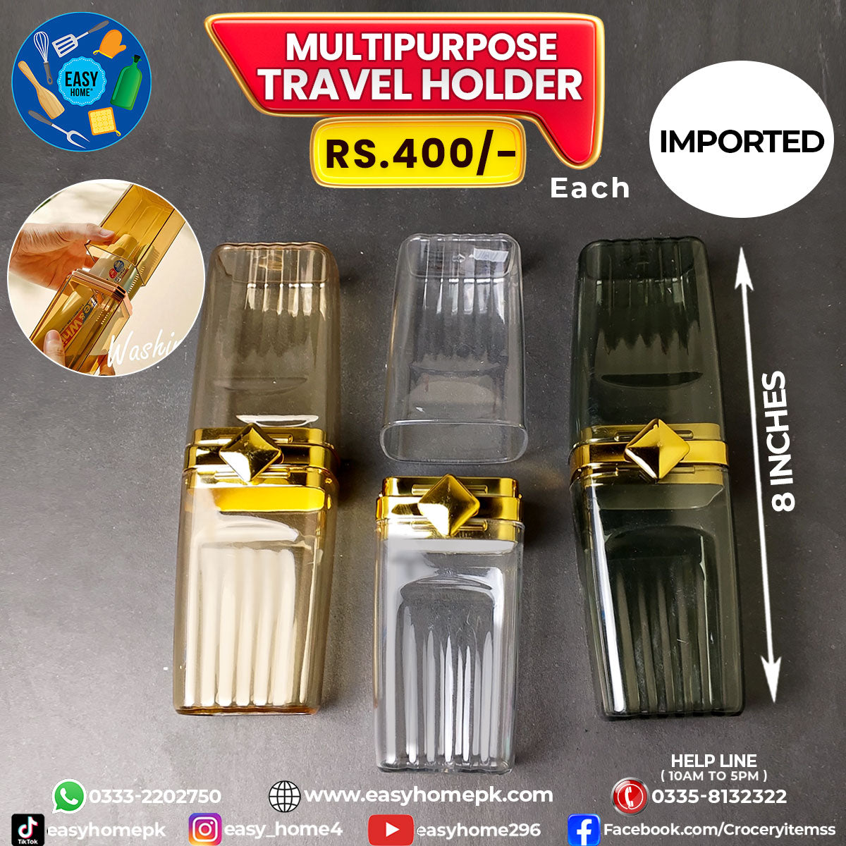 Imported Multipurpose Travel Holder