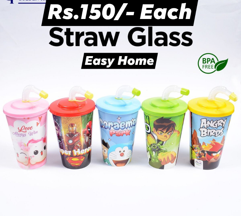 Kids Sipper / Straw Glass
