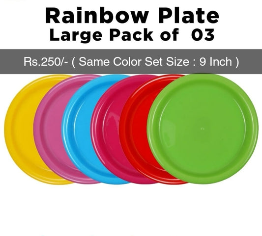 Kids Plastic Plates-Large
