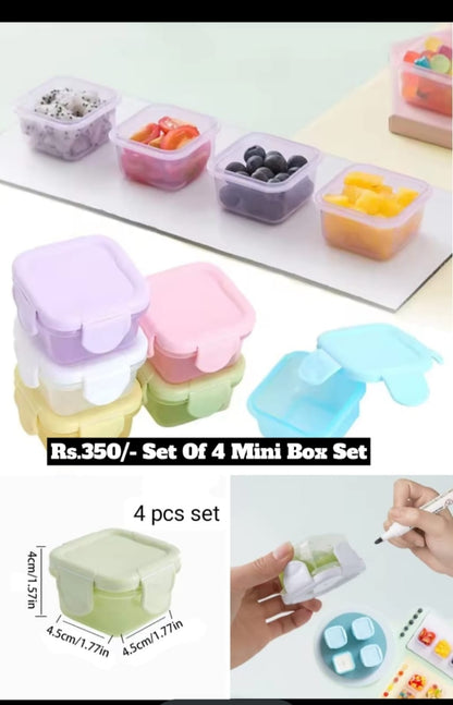 Mini Box 4 Pcs Set