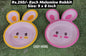 Melamine Rabbit Plate