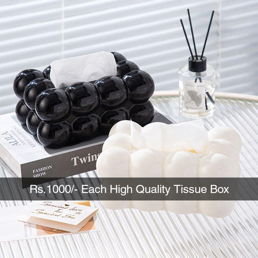 Bubble Tissue Box